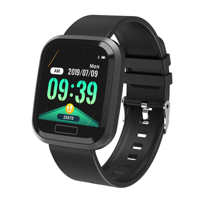 Αυτόματη πίεση του αίματος Smartwatch, οθόνη αφής Bluetooth Wristwatch εστίασης